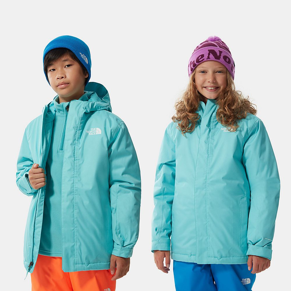 The North Face Jackets Youth Australia - The North Face Snow Quest Zip-In Blue Skiing And Snowboardi